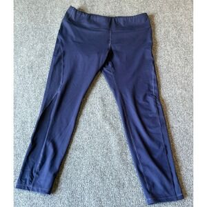 Cutter Buck Annika Women Navy Blue Capris‎ Leggings Athleisure Workout Size L G
